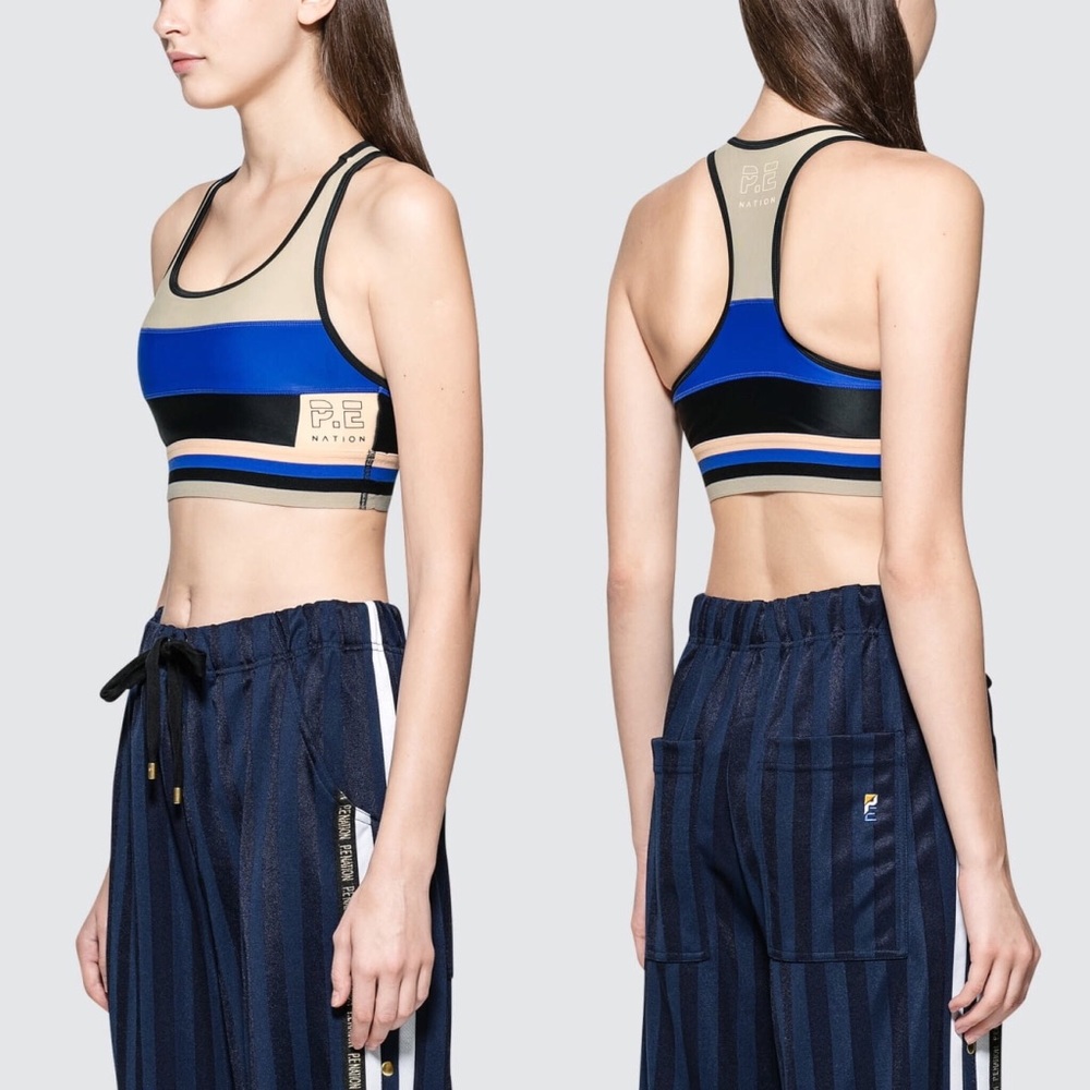 || P.E. NATION || “the tournament crop” sports bra